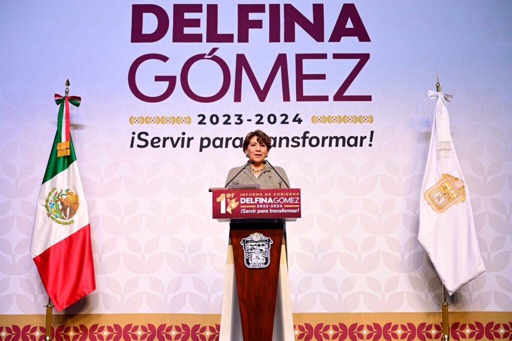 «Estamos cumpliendo»: Delfina Gómez; rinde gobernadora mexiquense su primer informe de gobierno