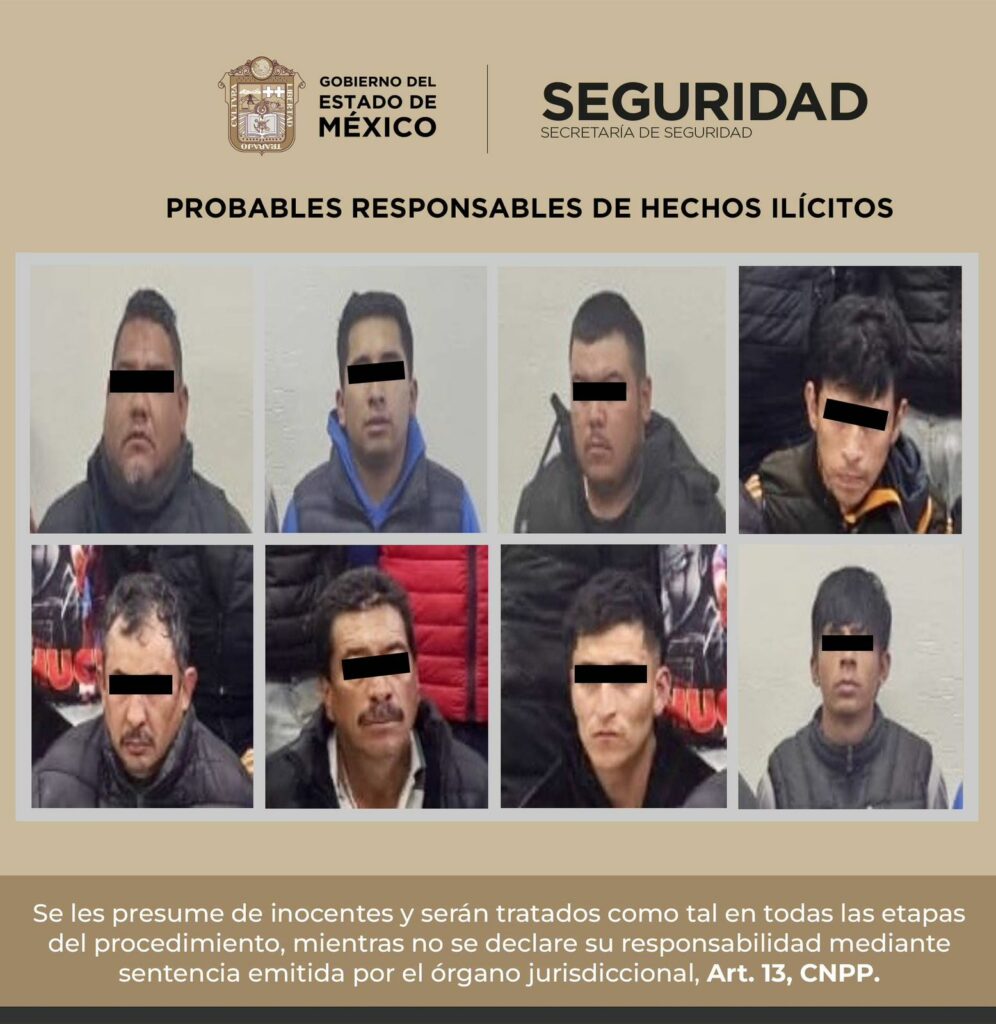 Caen ocho hombres y un menor de edad posiblemente relacionados con el asesinato de regidor de Texcoco