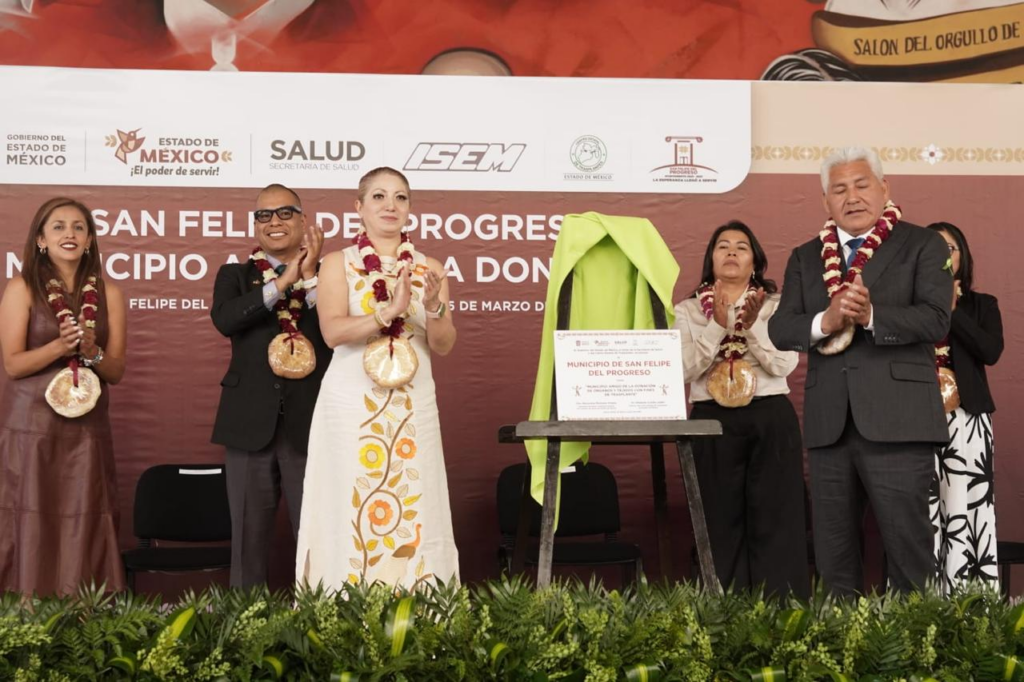 San Felipe del Progreso se convierte en referente de la donación