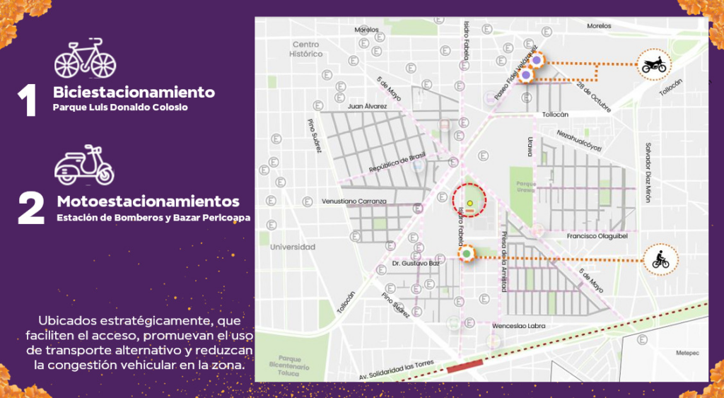 Ofrece Toluca movilidad segura y planificada para los conciertos estelares en la explanada del Mercado Juárez