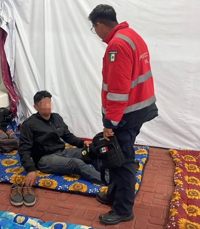 Ante ola de frío, gobierno de Toluca mantiene albergue nocturno para personas sin hogar