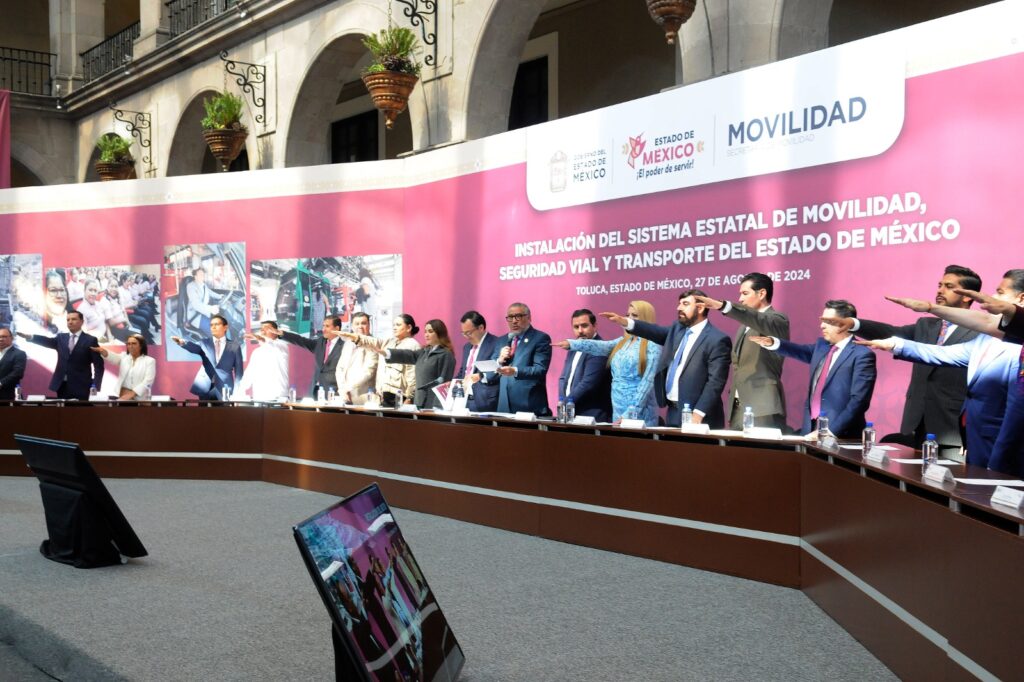 Instala Edoméx nuevo Sistema Estatal de Movilidad, Seguridad Vial y Transporte