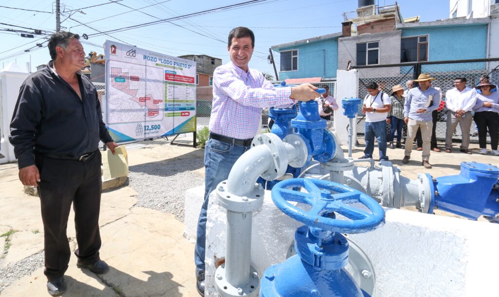 Rehabilitación del pozo “Lodo Prieto 3” beneficia a 12 mil 500 toluqueños