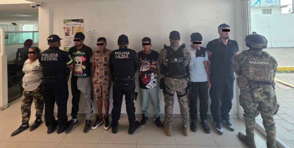 Cae banda con droga en operativo en La Paz