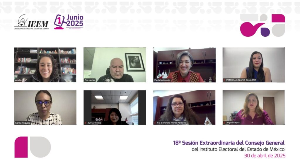 IEEM aprueba acuerdos para verificación de medidas de seguridad y cómputos para la elección 2025