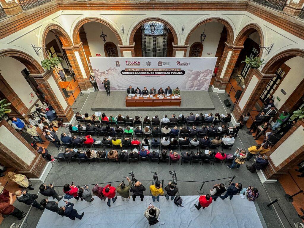 Instalan Consejo de Seguridad Pública de Toluca
