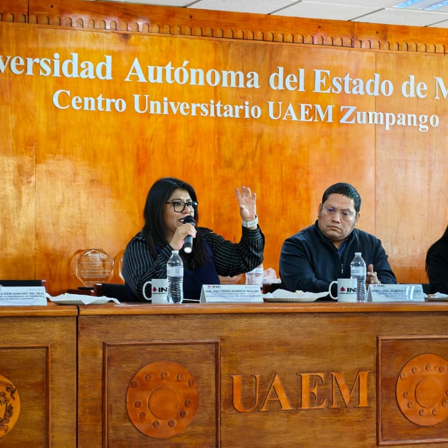 Dialoga IEEM con comunidad universitaria sobre estadística electoral