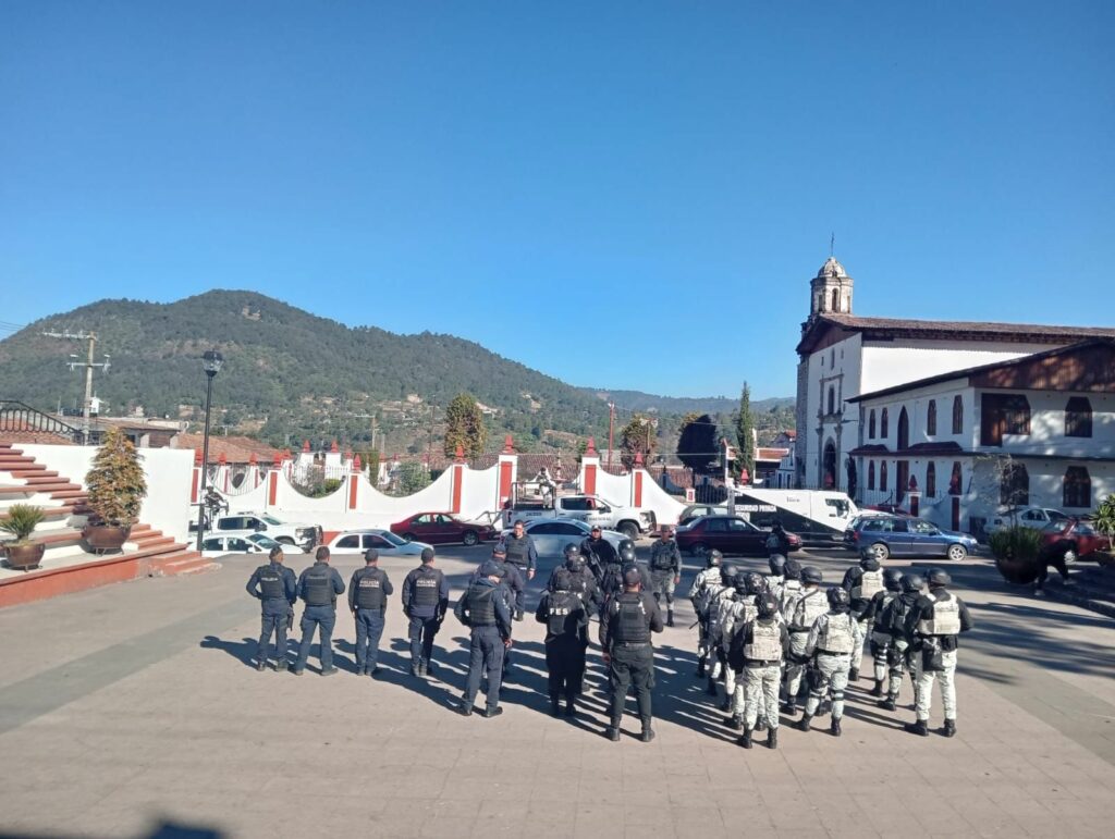 Despliegan operativo interinstitucional en Amanalco