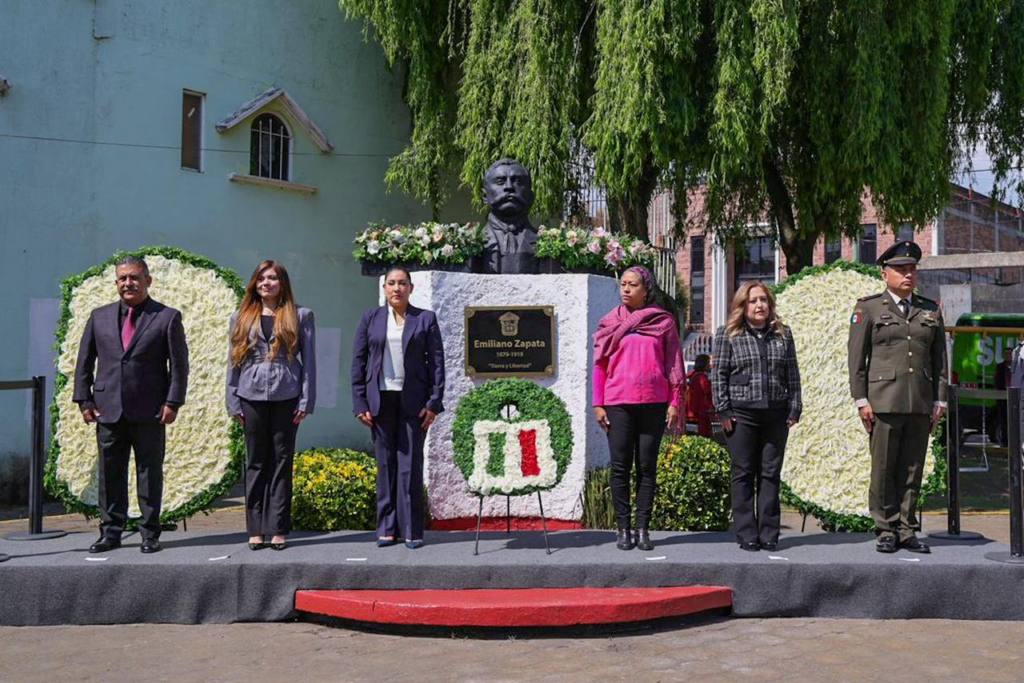 Conmemora Martha Camacho aniversario luctuoso de Emiliano Zapata