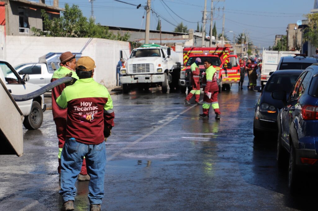 En alerta gobierno de Tecámac por lluvias; trabaja para mitigar inundaciones