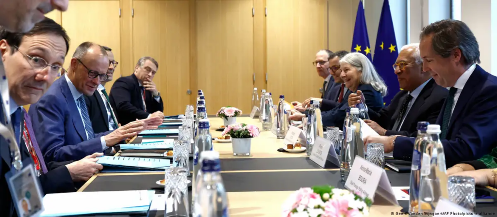 Líderes de la UE abordan en cumbre su relación con EE.UU.