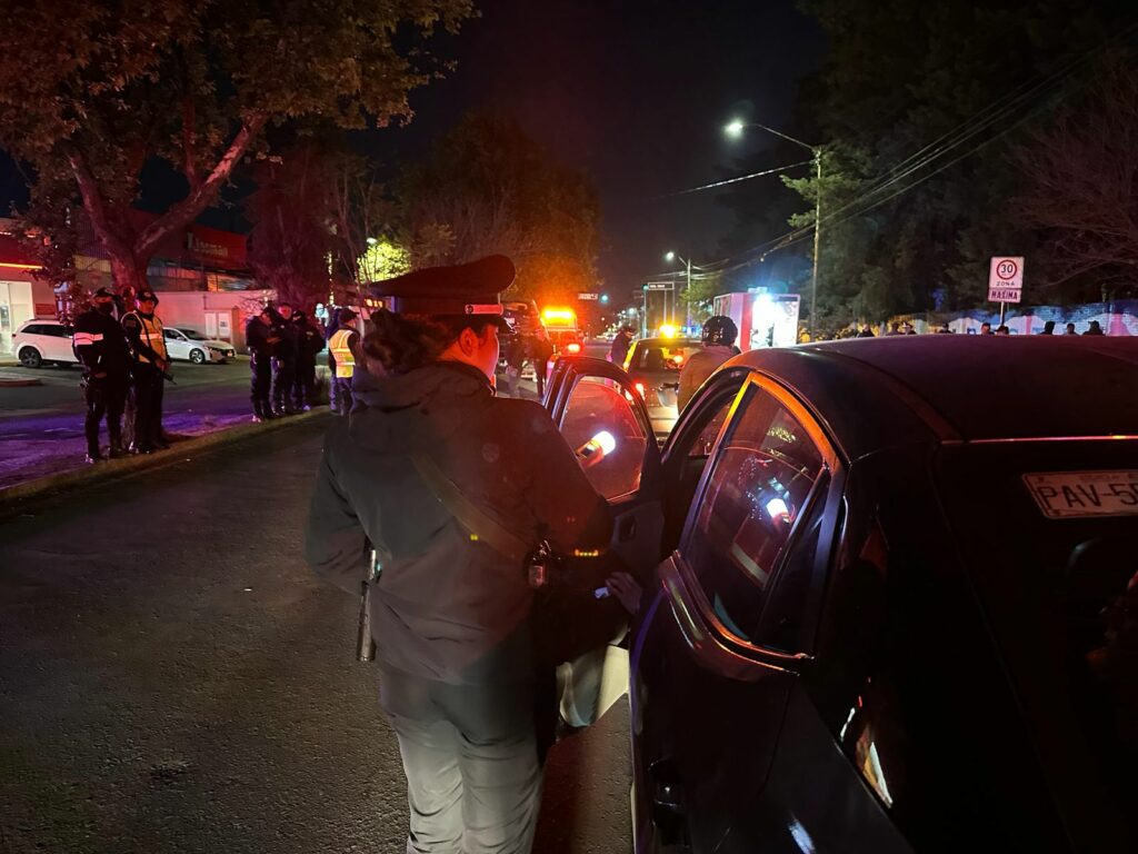 Caen 25 conductores ebrios en operativo «Conduce sin Alcohol» en Toluca