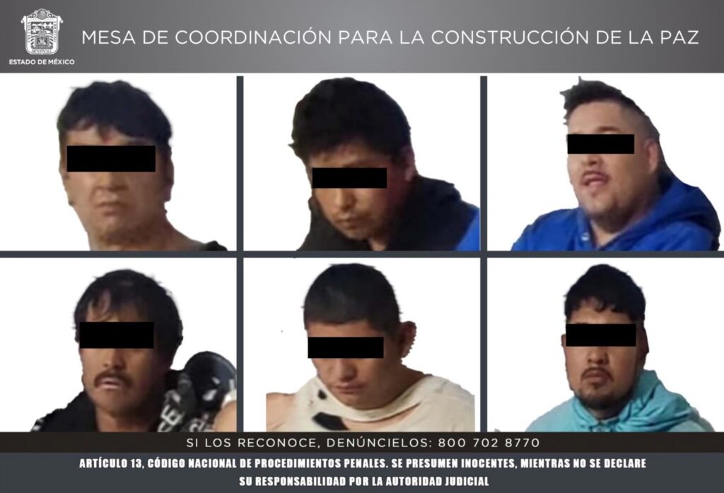 Cae grupo dedicado al trasiego de estupefacientes y otro al robo de vehículos con violencia en Naucalpan