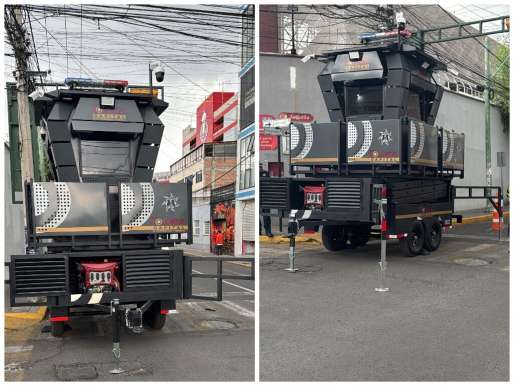 Pone en operación Gobierno de Toluca l torres móviles de vigilancia de alta tecnología