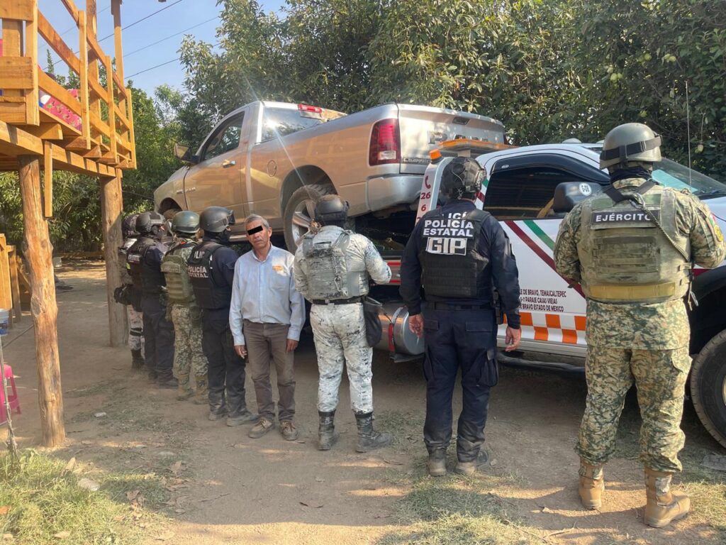 Aseguran casa a la Familia Michoacana en el sur del Edoméx; hay un detenido