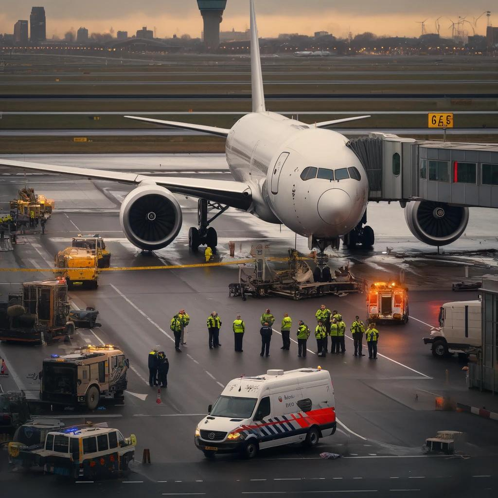 Hombre muere succionado por turbina de avión