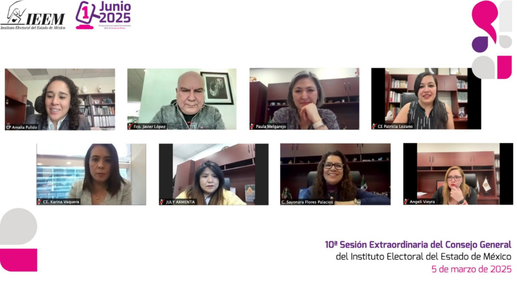Aprueba IEEM modelos de documentación y materiales electorales para elección de personas juzgadoras