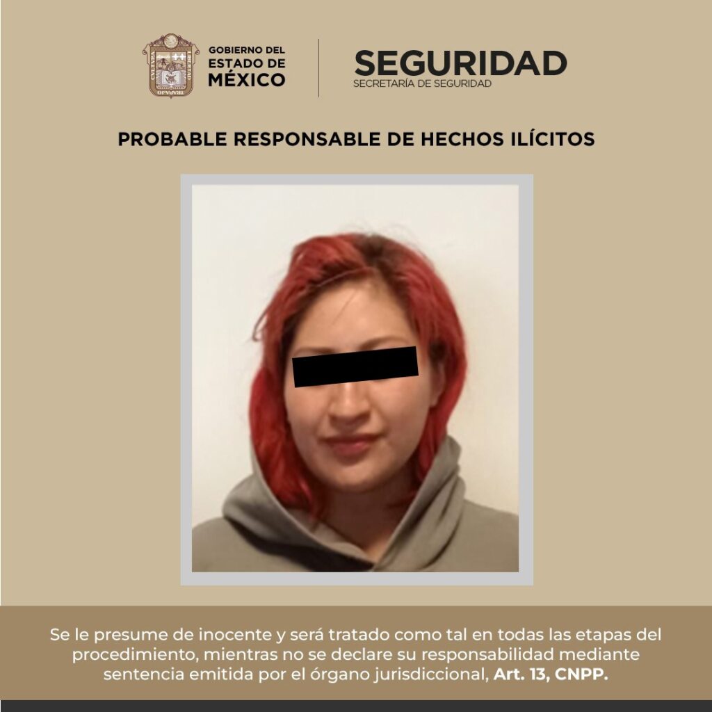 Detienen en Metepec a Carmen «N», probable responsable de violencia familiar