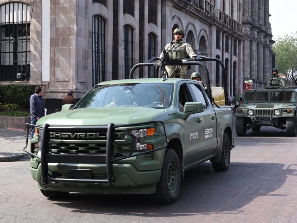 Refuerzan seguridad en Toluca con operativo conjunto con fuerzas federales