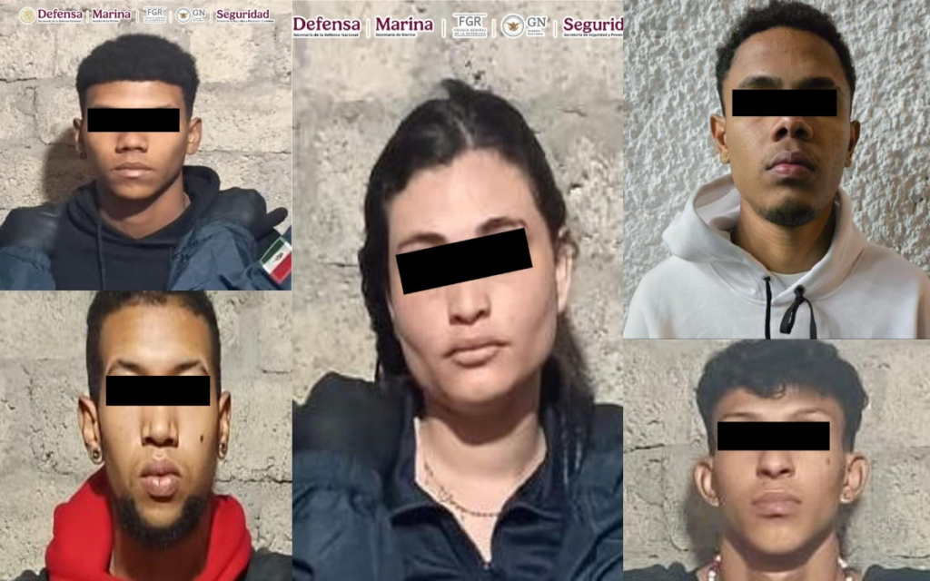 Federales capturan a cinco de la banda venezolana el «Tren de Aragua» en CDMX