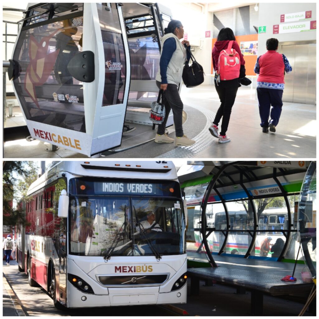 Llegó el día, a partir de este lunes viajarán gratis en Mexibús y Mexicable abuelitos y discapacitados