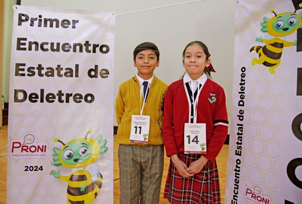 Edoméx presente en el Primer Encuentro Nacional de Deletreo “Spelling Bee” 2024