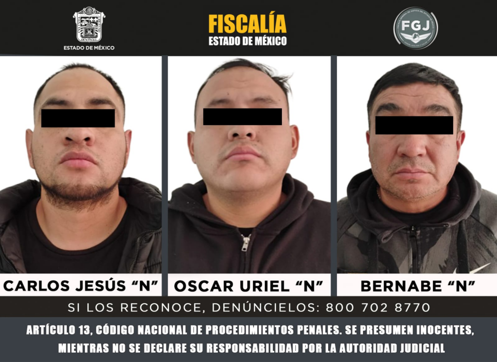 Cae banda de robo a transporte de carga en Tultitlán
