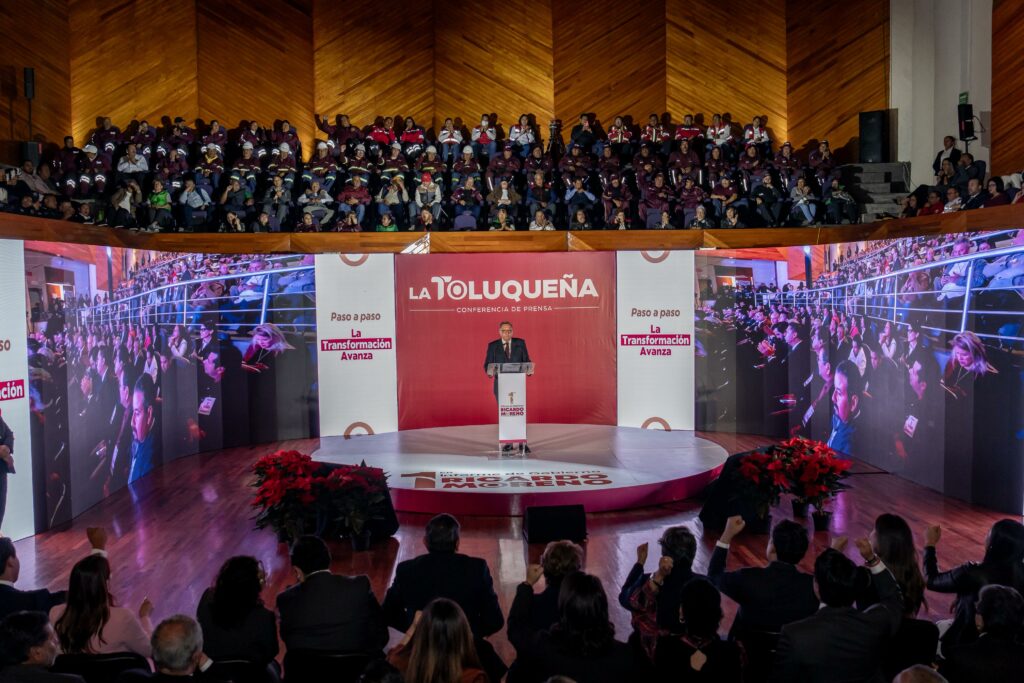 Toluca vive la transformación: Ricardo Moreno rinde su Primer Informe de Gobierno