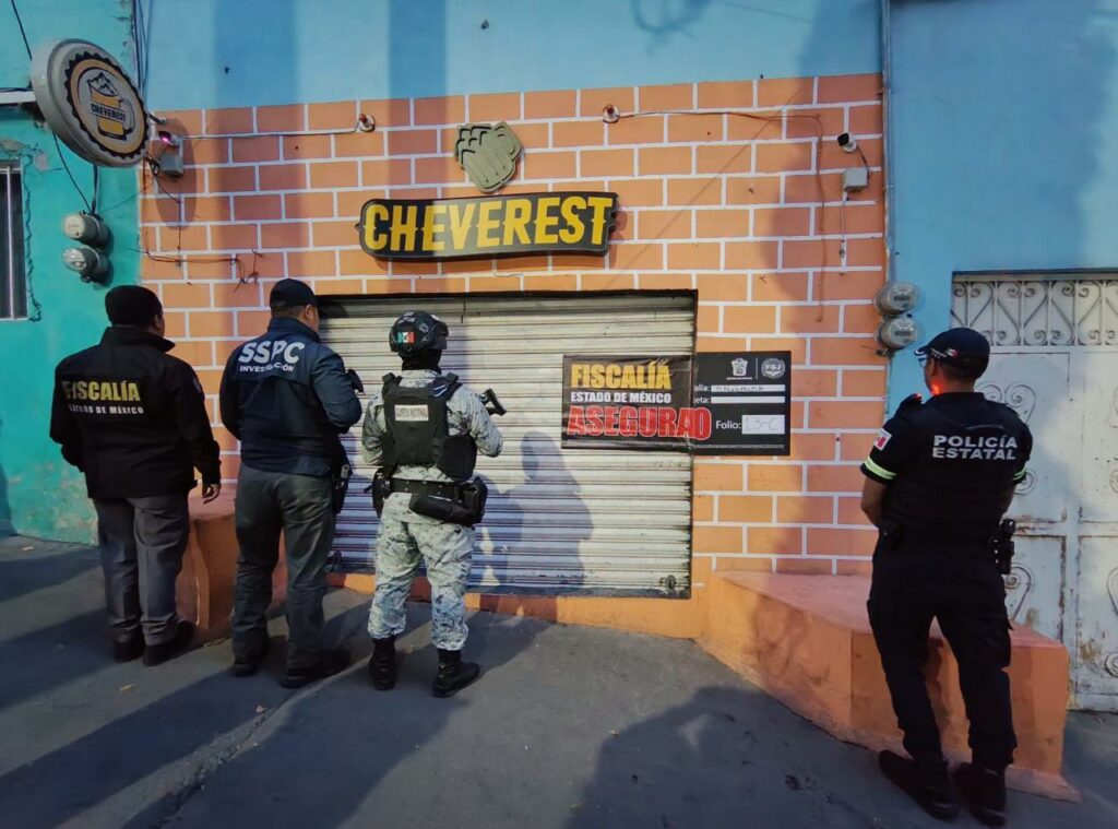 En segunda fase de Operación Atarraya aseguran 288 bares y chelerías en Edoméx