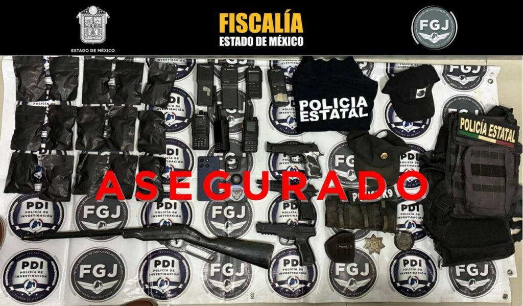 Aseguran sustancias ilícitas, armas, equipo de telecomunicaciones y equipo táctico apócrifo»; hay un detenido