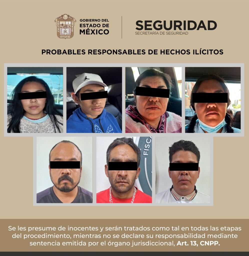Detienen a siete implicados en homicidio de una mujer y un menor en La Paz