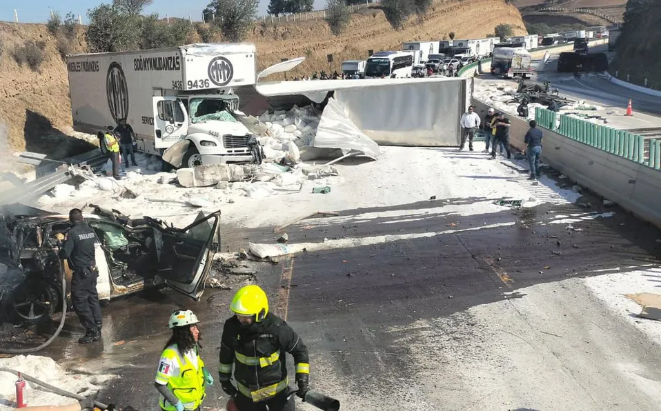 Choque deja un muerto en la México-Puebla