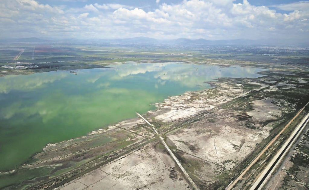 Lluvias recuperan dos grandes lagunas del Lago de Texcoco