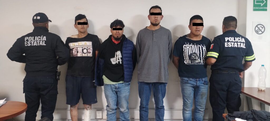 Capturan a cuatro posibles integrantes de organización delictiva