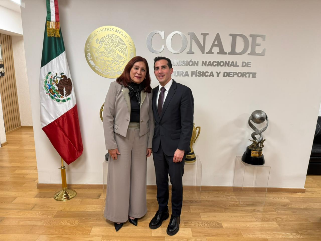 Alianzas por el deporte: Rosi Wong y autoridades federales suman esfuerzos