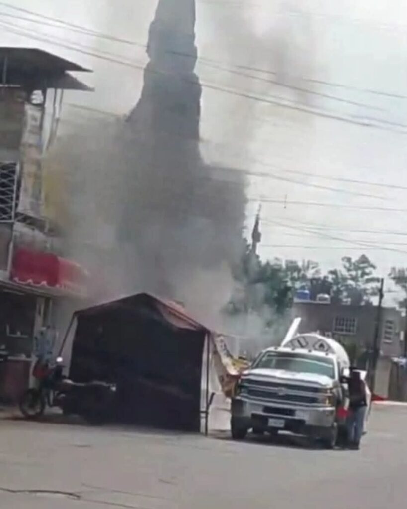 Explota cilindro de gas en Santa Bárbara, Ixtapaluca por práctica ilegal de “picteleo”