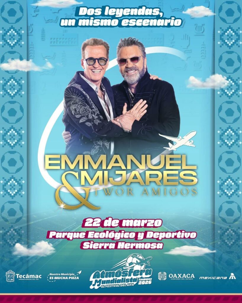 Emmanuel y Mijares coronan el Festival Atmósfera Mundialista en Tecámac