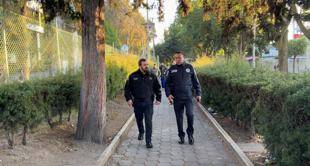 Supervisan programa Sendero Seguro en Paseo de San Buenaventura