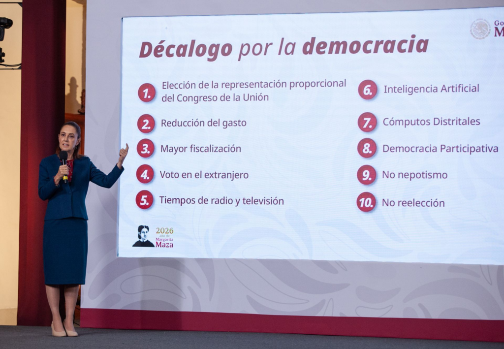 Los puntos débiles de la reforma electoral de Sheinbaum