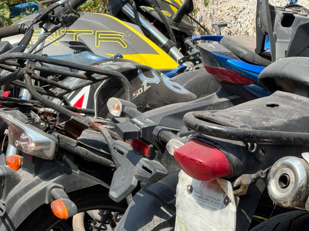 Localizan policías de Ecatepec predio con motos robadas