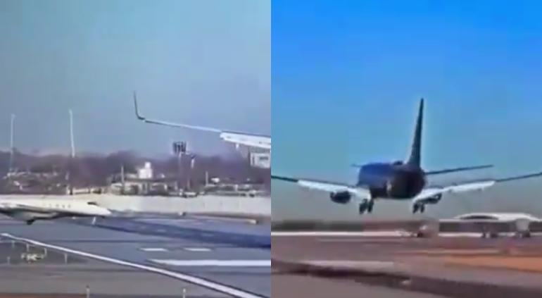 Un avión comercial y un jet privado evitan choque en Chicago
