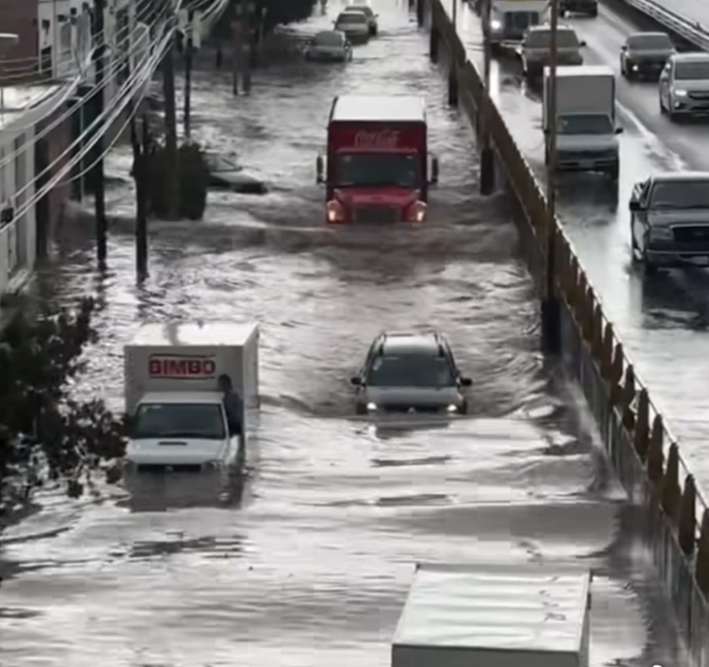 Las lluvias no dan tregua al Valle de México
