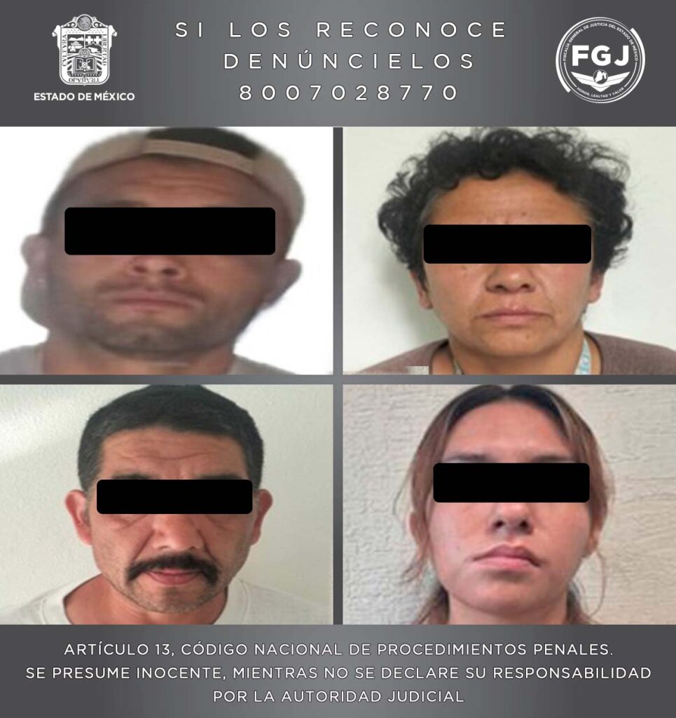Aprehenden a cuatro personas investigadas por homicidio calificado y homicidio en grado de tentativa