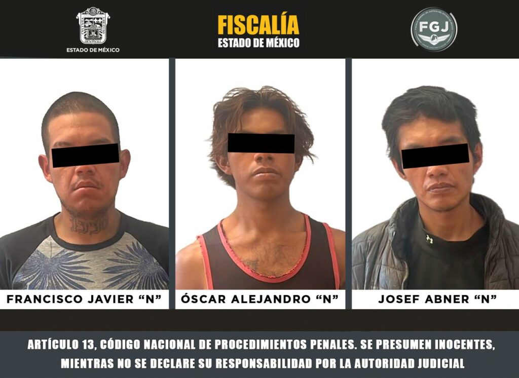 Vinculan a proceso a tres sujetos por privación de libertad en Tenancingo