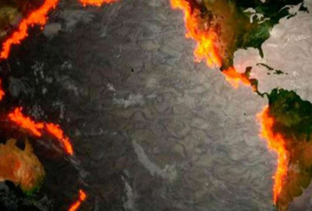El 90% de los terremotos del mundo ocurren en El Cinturón de Fuego del Pacífico