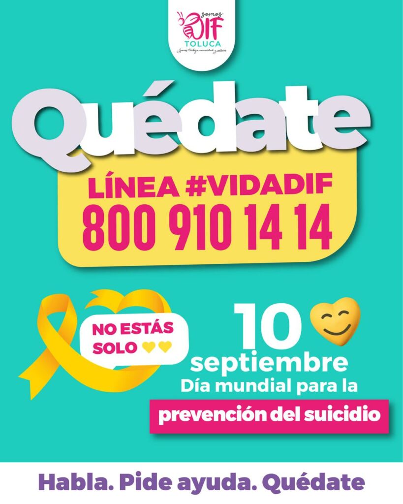 Brinda VidaDIF apoyo psicológico vía telefónica
