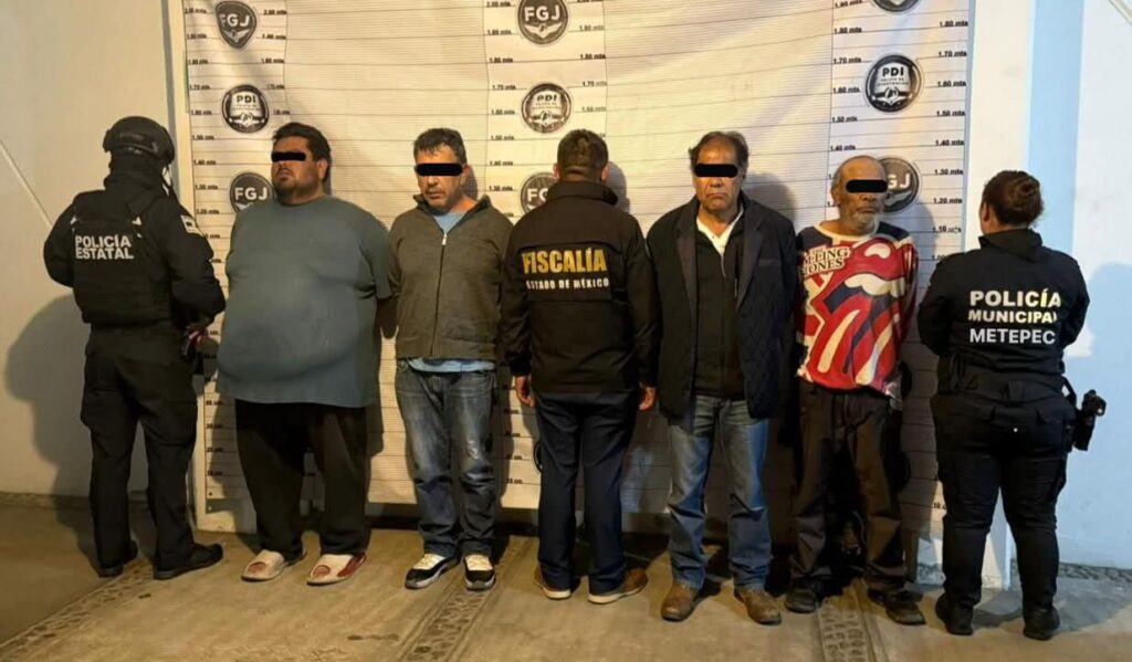 Caen en Metepec presuntos narcomenudistas del CJNG