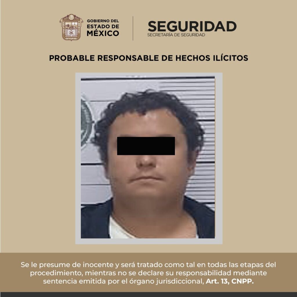 Capturan a sujeto en Valle de Bravo por delitos contra la salud