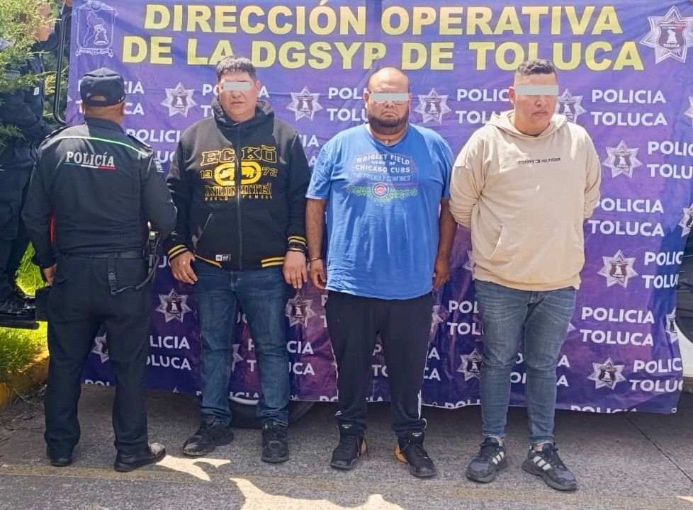 Gobierno de Toluca combate la extorsión con éxito; caen tres colombianos implicados en esquema “gota a gota”