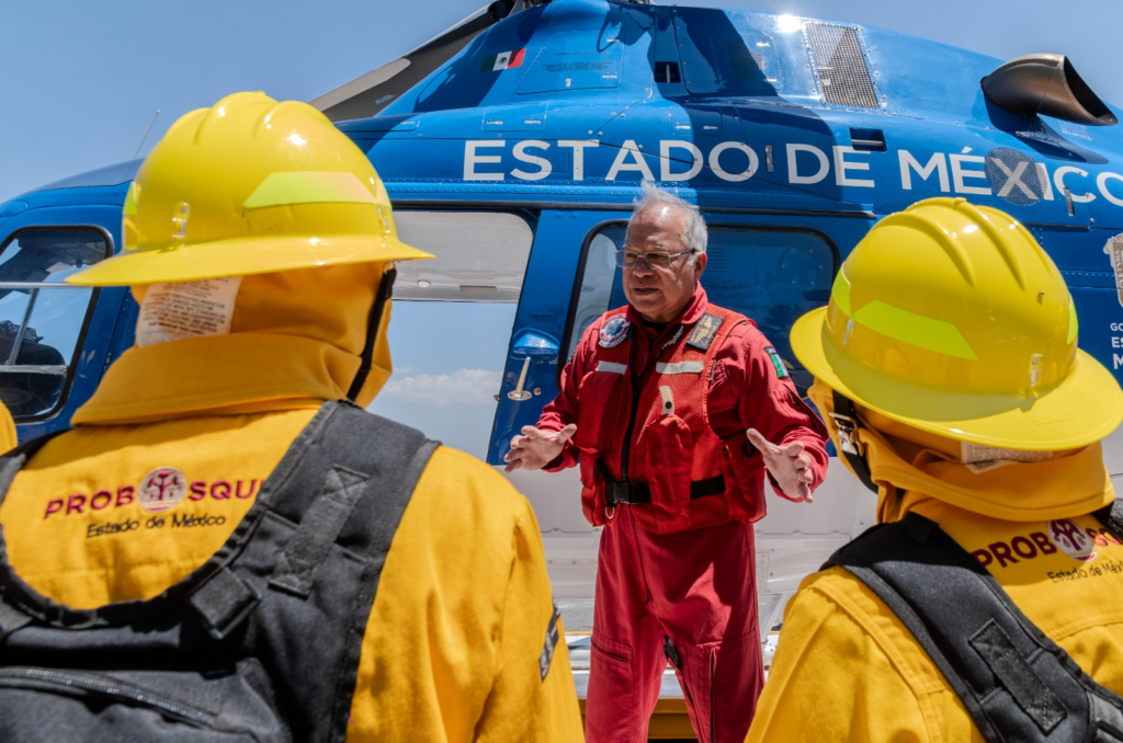 Refuerza “Grupo Relámpagos” la seguridad de brigadistas con capacitación en combate de incendios